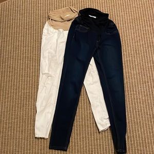 Jessica Simpson Full Panel Maternity Jeans (2 pairs)